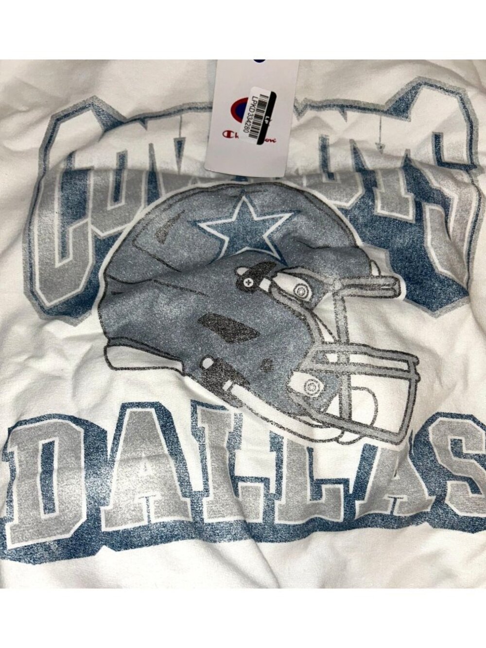 NWT Champion Medium Dallas Cowboys Crewneck Sweatshirt, MSRP $49.99 - Picture 3 of 6